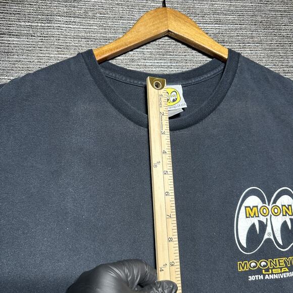 Mooneyes USA Shirt Men's 2XL Black Short Sleeve 30th Anniversary - Picture 9 of 16